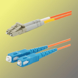 Optický patchkábel duplex LC-SC 50/125 um MM,2m, OM2