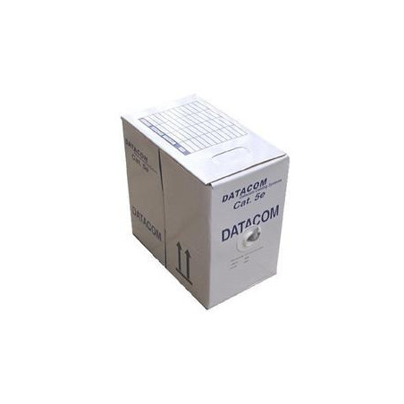 DATACOM UTP flex, Cat5e PVC, sivý, 305m, lanko