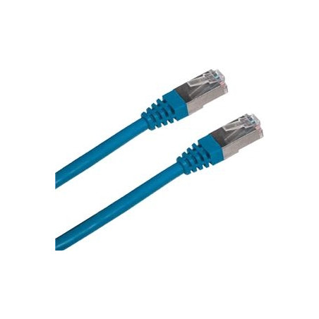 Patchkábel S/FTP, Cat6, 2xRJ45, 10m červený