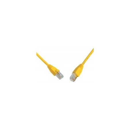 Patchkábel S/FTP, Cat6, 2xRJ45, 10m žltý