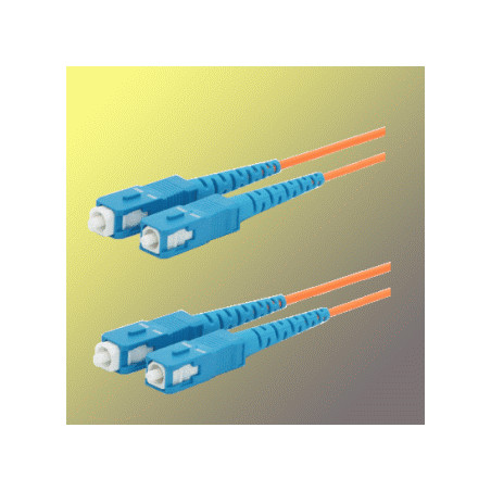 Optický patchkábel duplex SC-SC 62,5/125um MM,5m, OM1