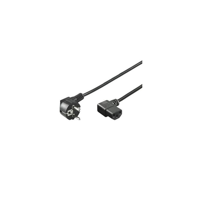 Sieťový kábel 220V k PC, 2m 90 °