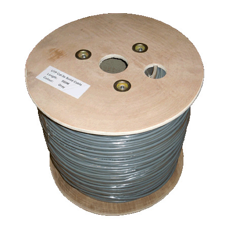 DATACOM UTP drôt CAT5E PVC 500m cievka šedý