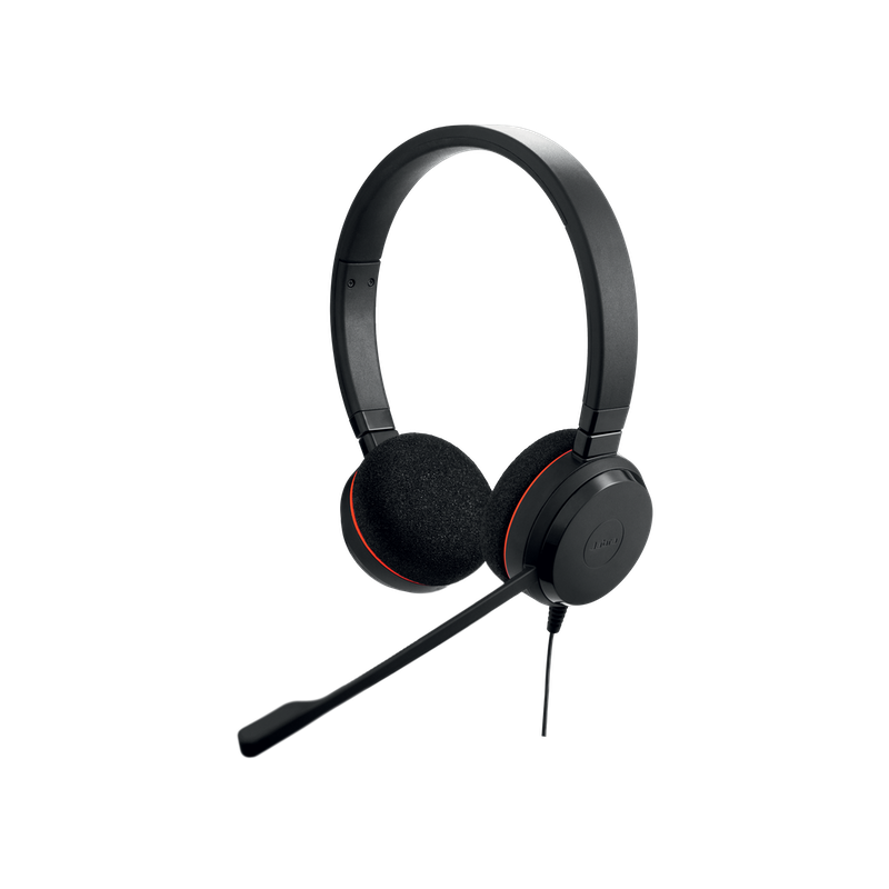 Jabra Evolve 20/Stereo/USB-C/Drôt/MS/Čierna