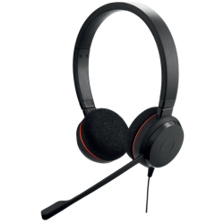 Jabra Evolve 20/Stereo/USB-C/Drôt/Čierna