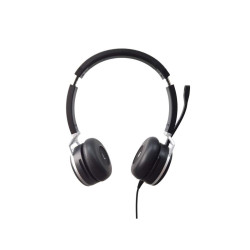 Grandstream GUV3005/Stereo/USB/Drôt/Čierna-strieborná