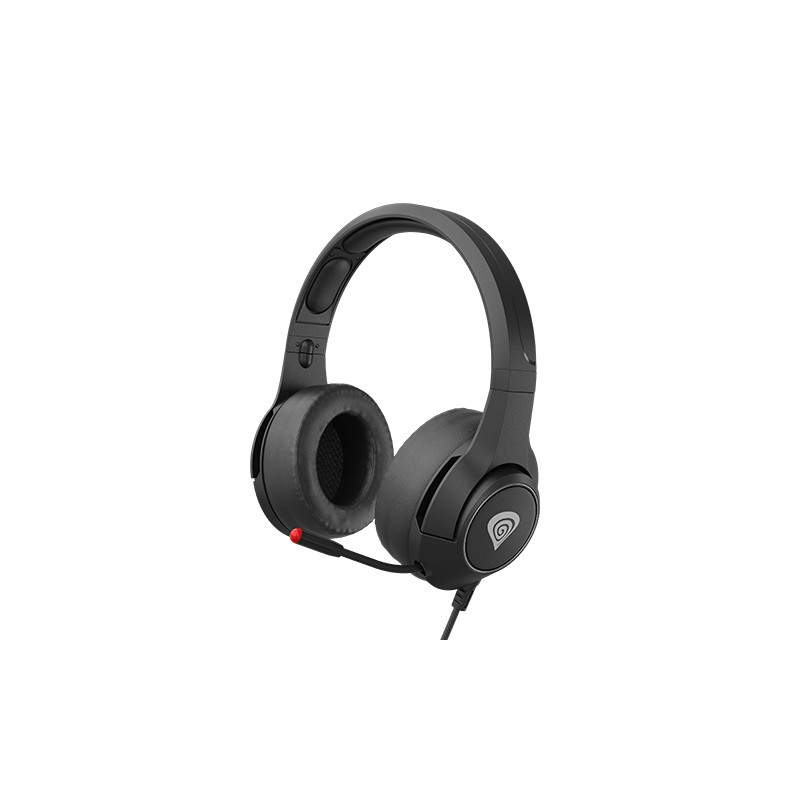 Multiplatformné stereo slúchadlá Genesis Argon 600, čierna, 50mm meniče
