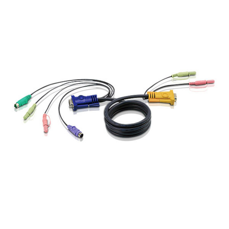 ATEN KVM združ. kábel k CS-1732,34,54 PS/2, 1,8m