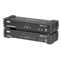 Aten 4-port DVI KVMP USB, USB hub, audio 7.1, káble