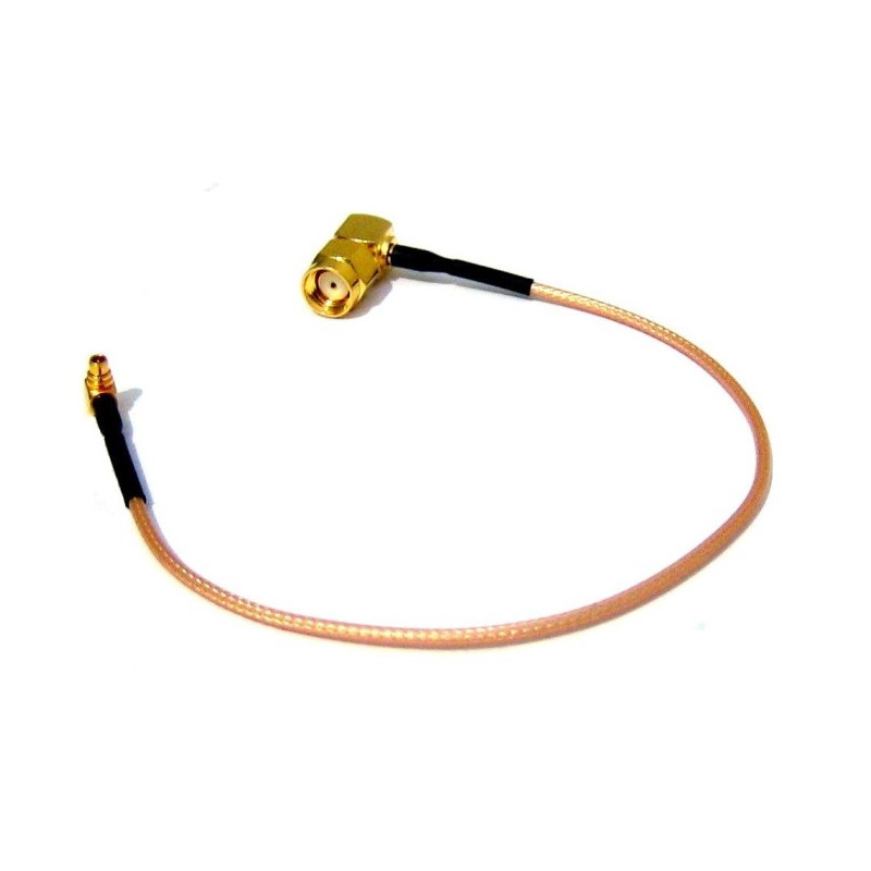 pigtail 25cm RG316 MMCX - RSMA male 90° uhlový