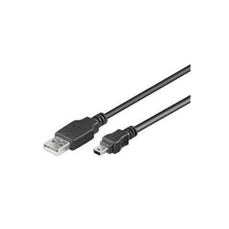 PremiumCord Kábel mini USB, A-B, 5 pinov, 0,5 m