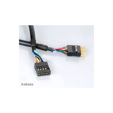 AKASA - USB kábel - 40 cm - predlžovací interný