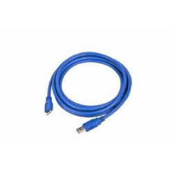 Kabel USB A-B micro 1,8 m 3.0, modrý