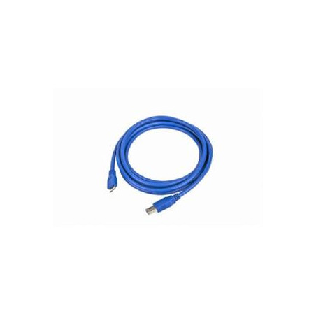 Kabel USB A-B micro 1,8 m 3.0, modrý