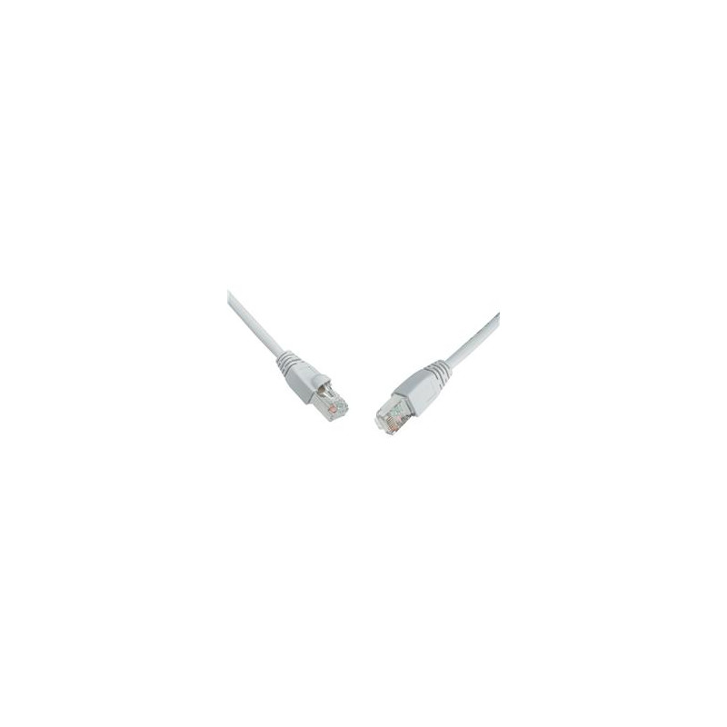 SOLARIX patch kábel CAT6 SFTP PVC 0,5m šedý snag-proof