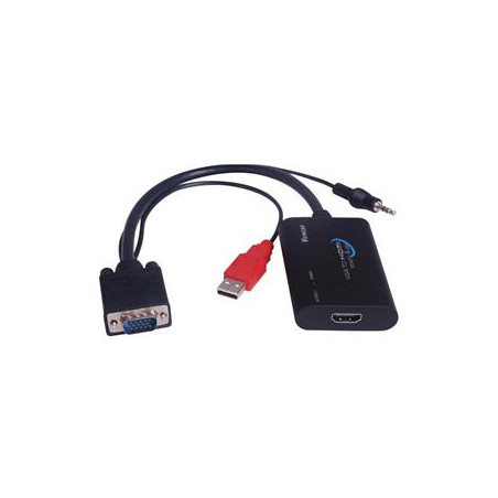 PremiumCord konvertor VGA+audio na HDMI