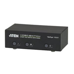 ATEN 2-port VGA Video/Audio prepínač
