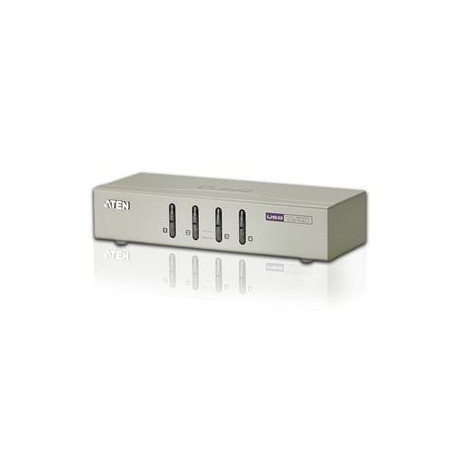 Aten 4-port KVM USB, audio 2.1, vrátane káblov