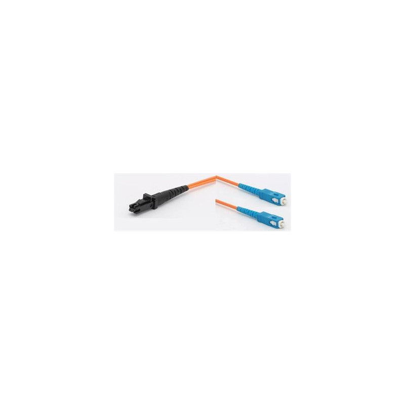 Optický patchkábel duplex MTRJ-SC 50/125 um MM, 2m, OM2