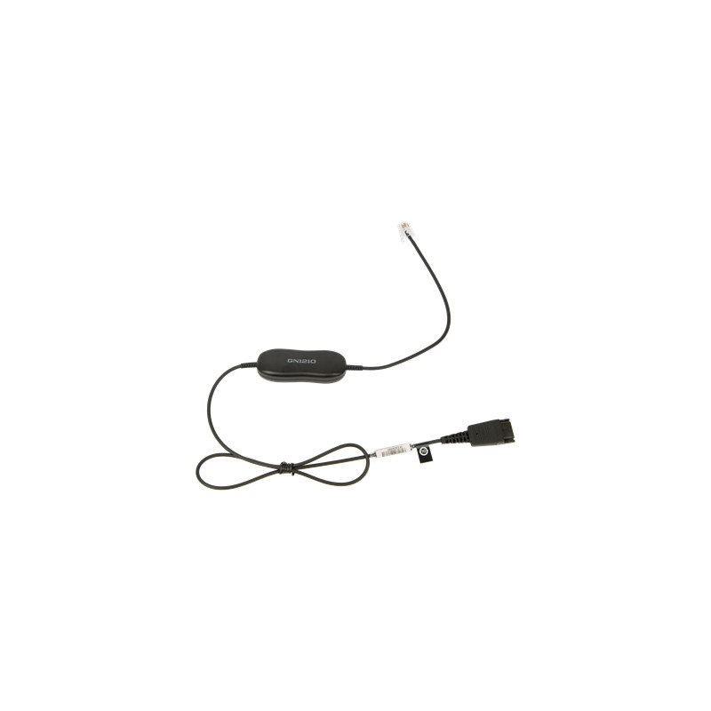 Jabra GN1210 cord, QD-RJ9, 0,8m, straight