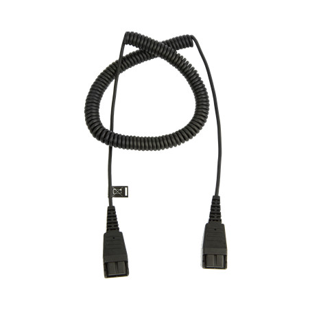 Jabra Extension cord, QD-QD, 0,5-2m, coiled