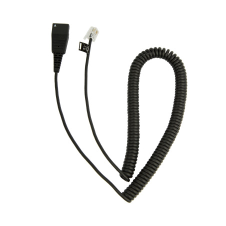 Jabra QD-RJ10, 0,5-2m, coiled - Cisco