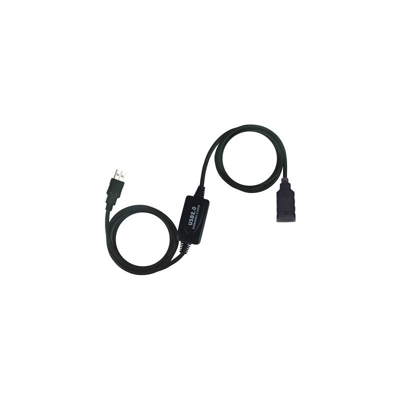 PremiumCord USB 2.0 repeater a predlžovací kábel A/M-A/F 10m