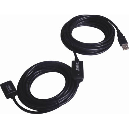 PremiumCord USB 2.0 repeater a predlžovací kábel A/M-A/F 25m