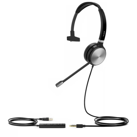 Yealink UH36 Mono náhlavná súprava na jedno ucho s 3.5mm jack - USB konektory