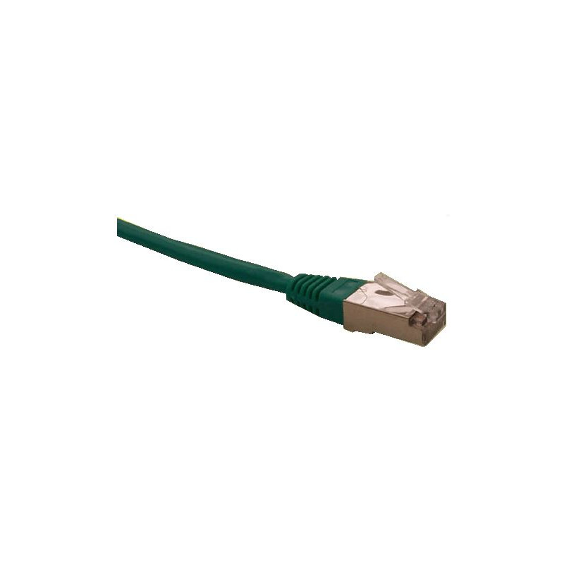 Patch cord FTP cat5e 0,25 M zelený