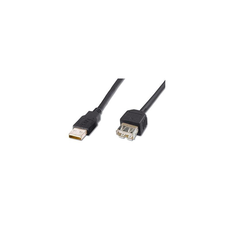 PremiumCord USB 2.0 kábel predlžovací, A-A, 1m, čierny
