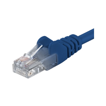 PremiumCord Patch kábel UTP RJ45-RJ45 level 5e 5m modrá