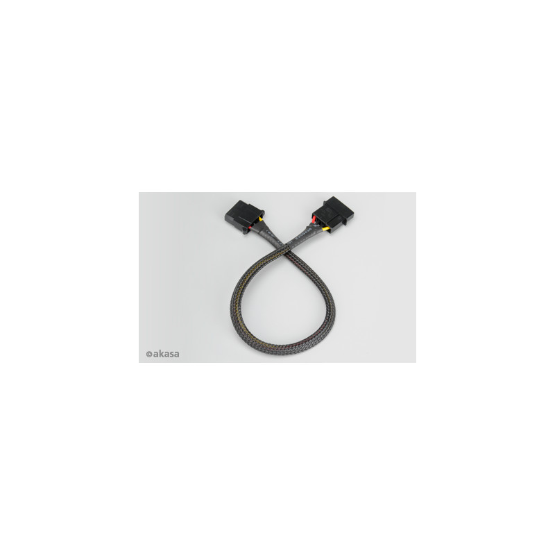AKASA - 4-pin molex - 30 cm predlžovací kábel