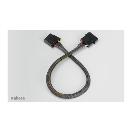 AKASA - 4-pin molex - 30 cm predlžovací kábel