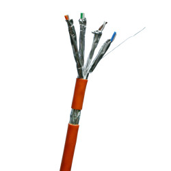 DATACOM S/FTP drôt CAT7 LSOH 300m oranžový