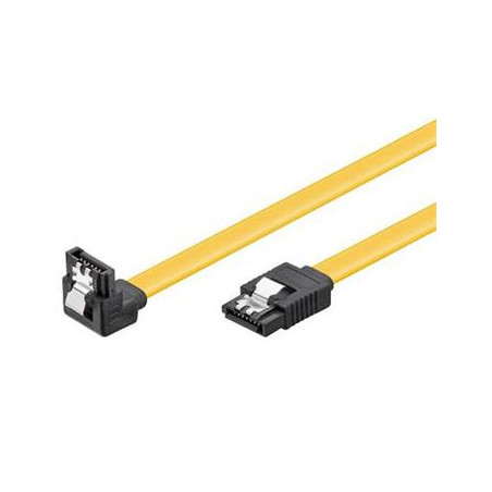 PremiumCord 0,2m SATA 3.0 dátový kábel, 6GBs, kov.západka, 90 °