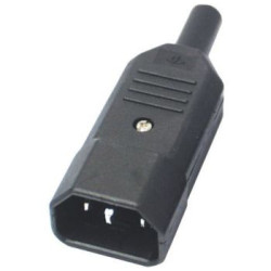 Konektor sieťový 230V/M IEC C14