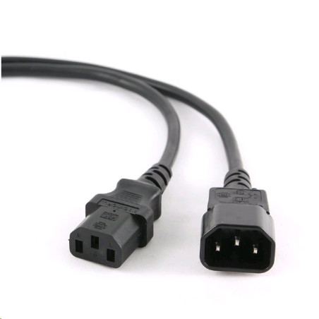 Kabel C-TECH sieťový, predlžovací, 3m VDE 220/230V napájací