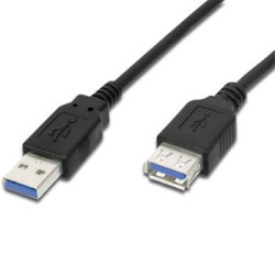 Premiumcord USB A-A 3m USB 3.0 predlžovací, čierny