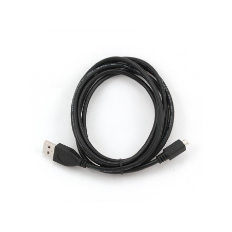 Kábel USB A-B micro, 1m, 2.0, čierny, high quality