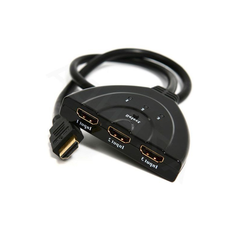 GEMBIRD Dátový prepínač HDMI switch, 3 cesty