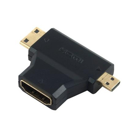 PremiumCord Adapter HDMI na miniHDMI - microHDMI