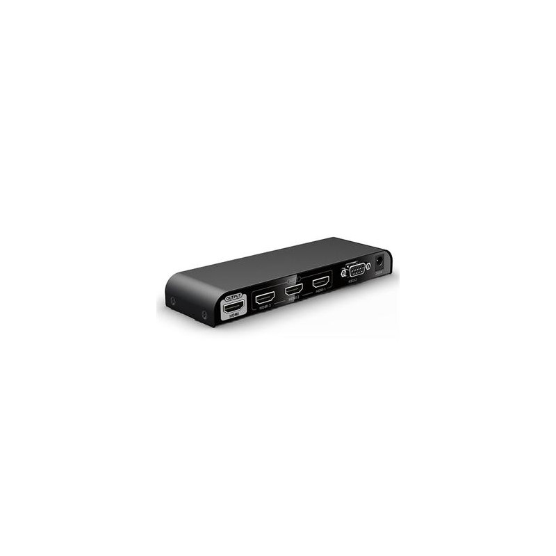PremiumCord HDMI switch 3:1, 4K @ 60Hz, diaľkové ovl.