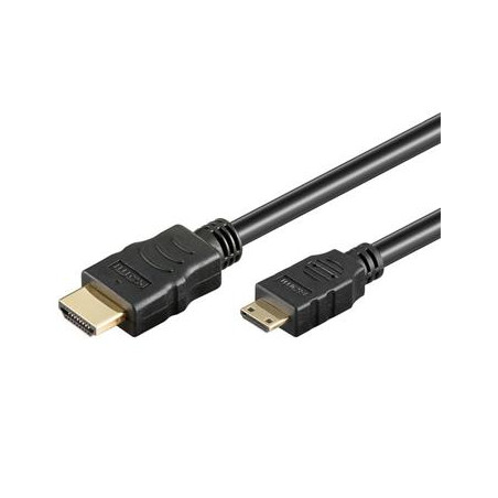 PremiumCord Kábel HDMI A - HDMI mini C, 1m