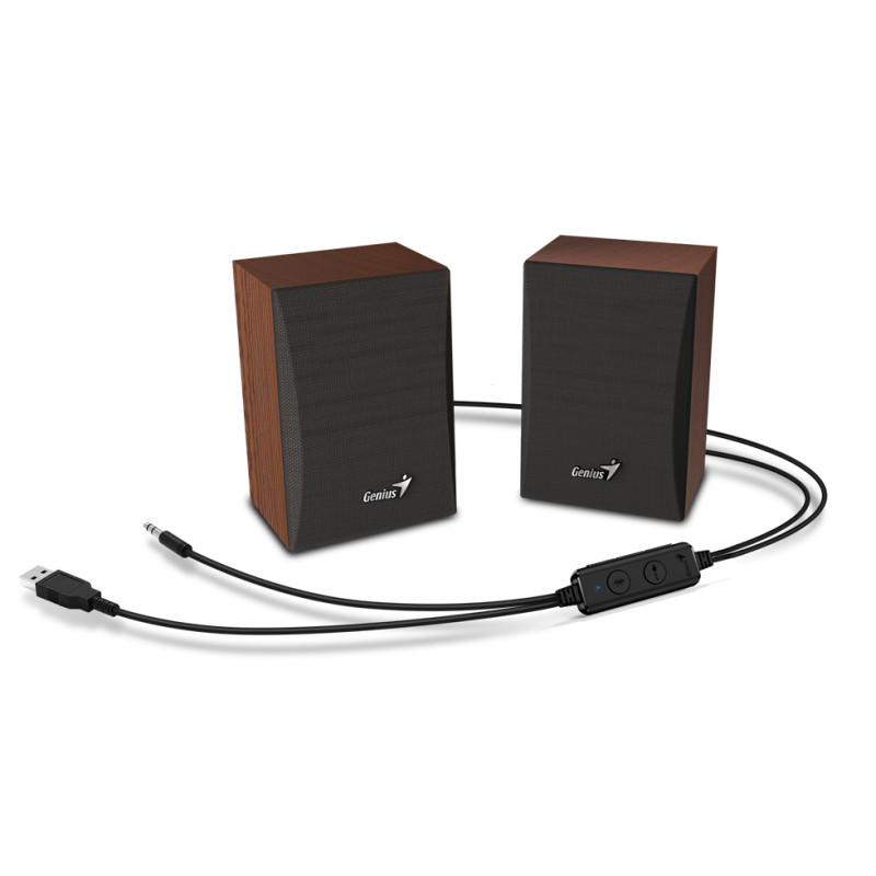 Genius SP-HF380/Stereo/3W/Hnedá