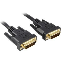 PremiumCord DVI-D prepojovací kábel, dual-link, DVI (24+1), MM, 1m