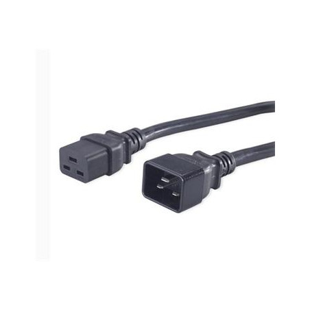 PremiumCord Kábel sieťový predlžovací 230V 16A 3m, konektory IEC 320 C19 - IEC 320 C20