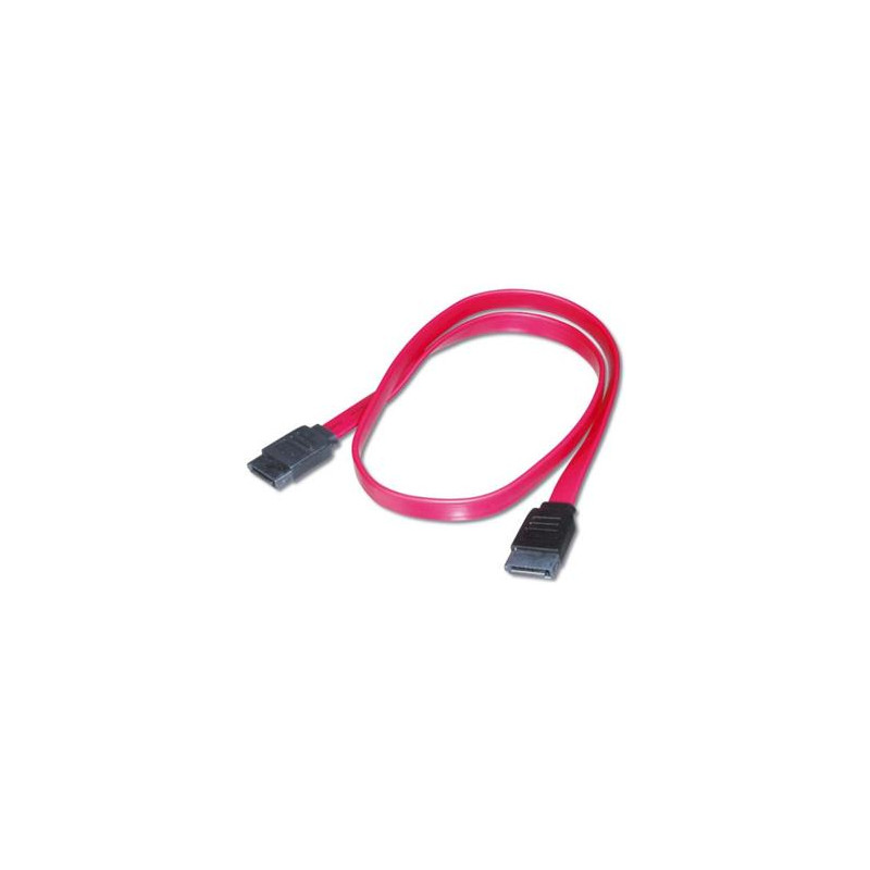 PremiumCord 0,5m dátový kábel SATA 1.5/3.0 GBit/s červený