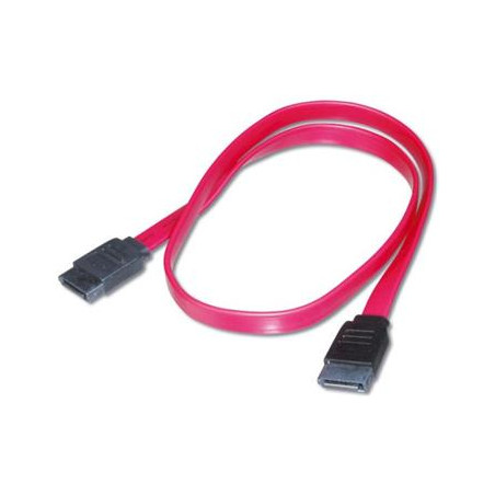 PremiumCord 0,5m dátový kábel SATA 1.5/3.0 GBit/s červený