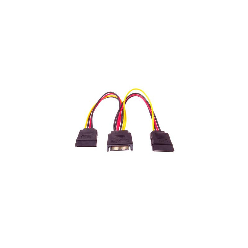 PremiumCord Napájací kábel k HDD Serial ATA - rozdvojka M/2xF 16cm